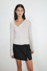 Ruffle Mini Skirt - Black