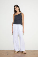 Asymmetric Tie Top - Ink