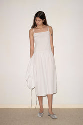 Peplum Dress - Pacific Stripe