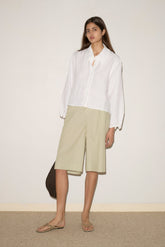 Collar Point Shirt - White