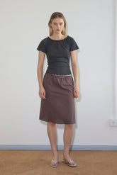 Simple Skirt - Raisin