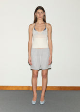 Simple Short - Blue Check