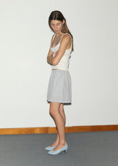 Simple Short - Blue Check