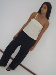 Button Strap Top - Pastel Pistachio