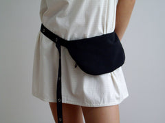 Snap Belt Bag - Black