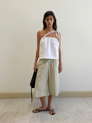 Long Lounger - Pistachio Stripe