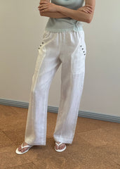 Angle Pocket Pant - White