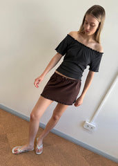 Flounce Mini - Umber