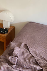 Sheets - russet check