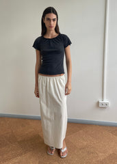 Mid Day Skirt - Bone Check