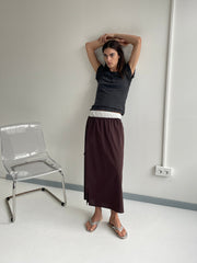 Mid Day Skirt - Umber