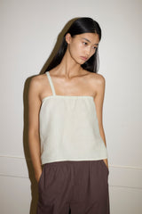 Button Strap Top - Pastel Pistachio