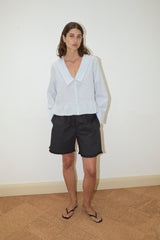 Flounce Short  - Black