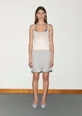 Simple Short - Blue Check