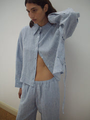 4 Tie Set - Blue Stripe