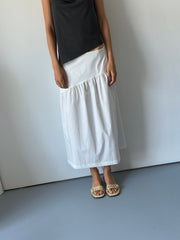 Angle Skirt - White