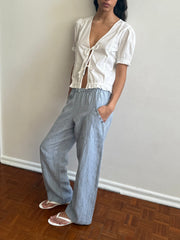 Angle Pocket Pant - Blue Stripe