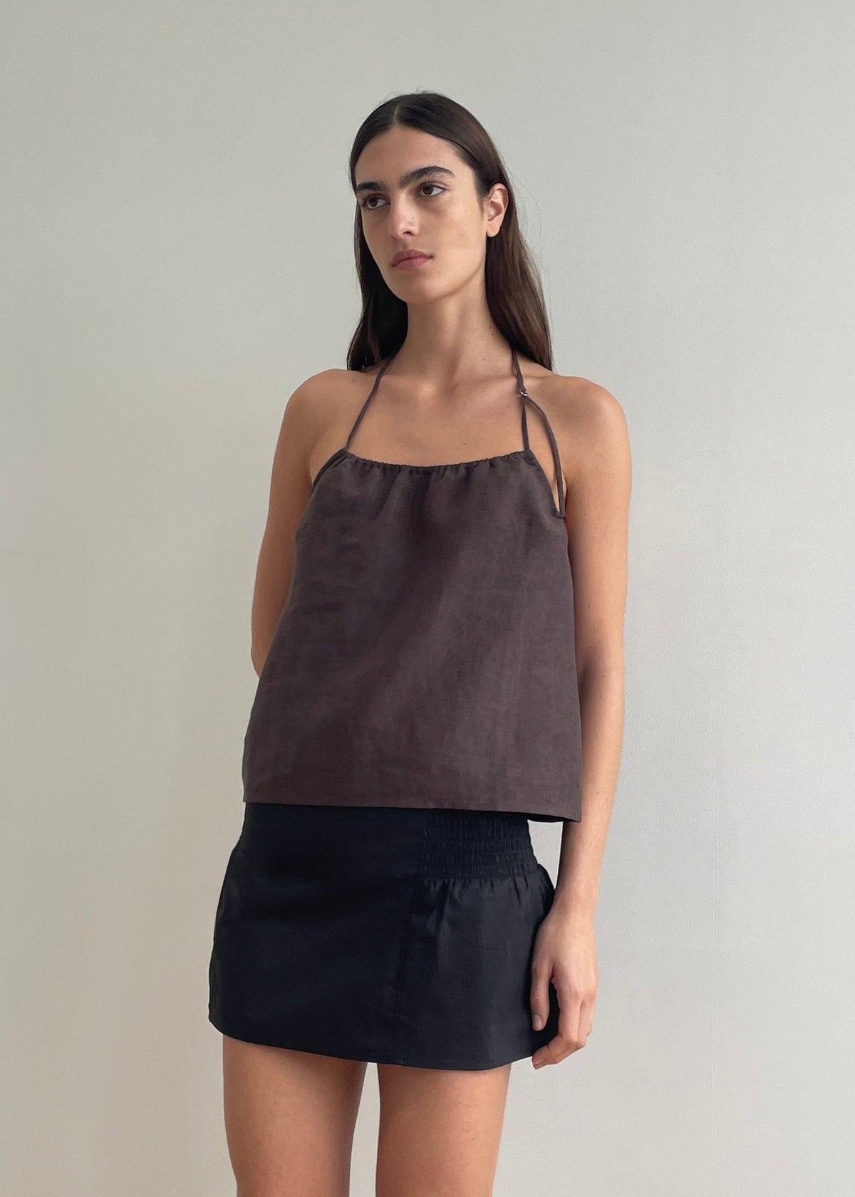 Shirring Skirt - Black